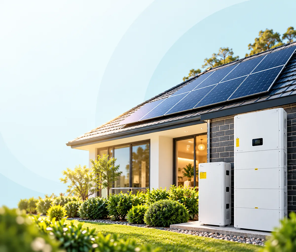 Victorian home with 10.45kW solar panels on the roof and a 27.84kWh battery